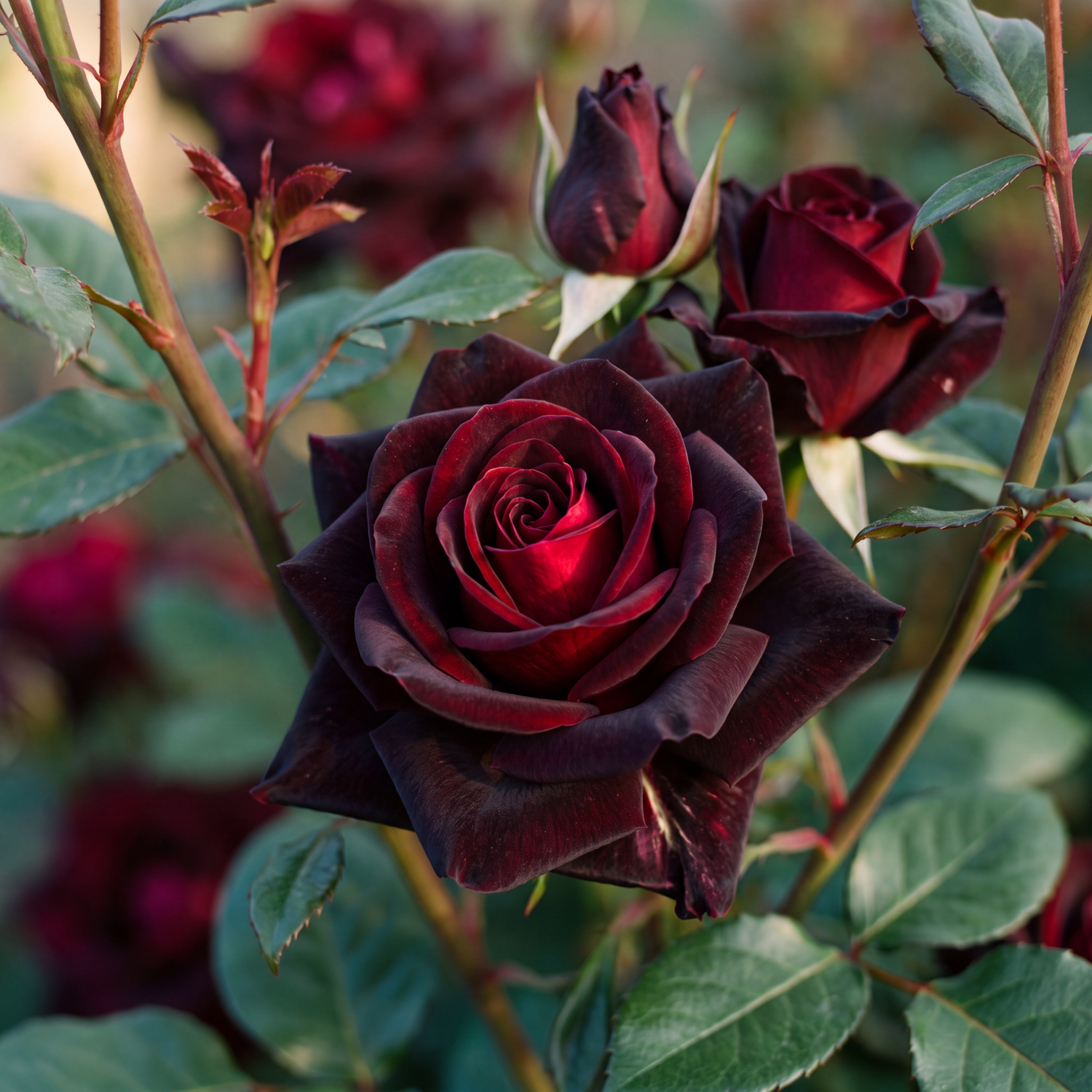 Rose 'Black Baccara'